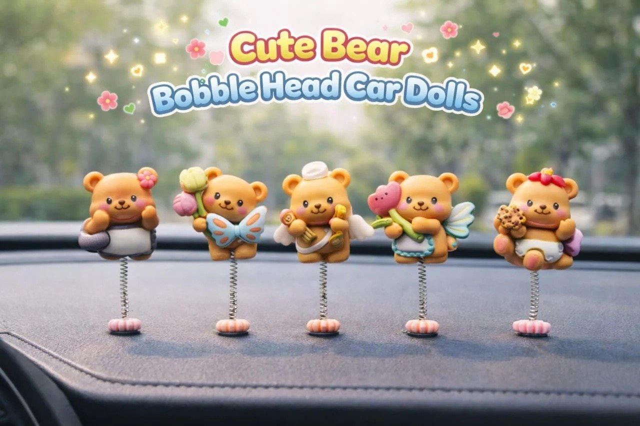5 pcs teddy bear dashboard car decoration