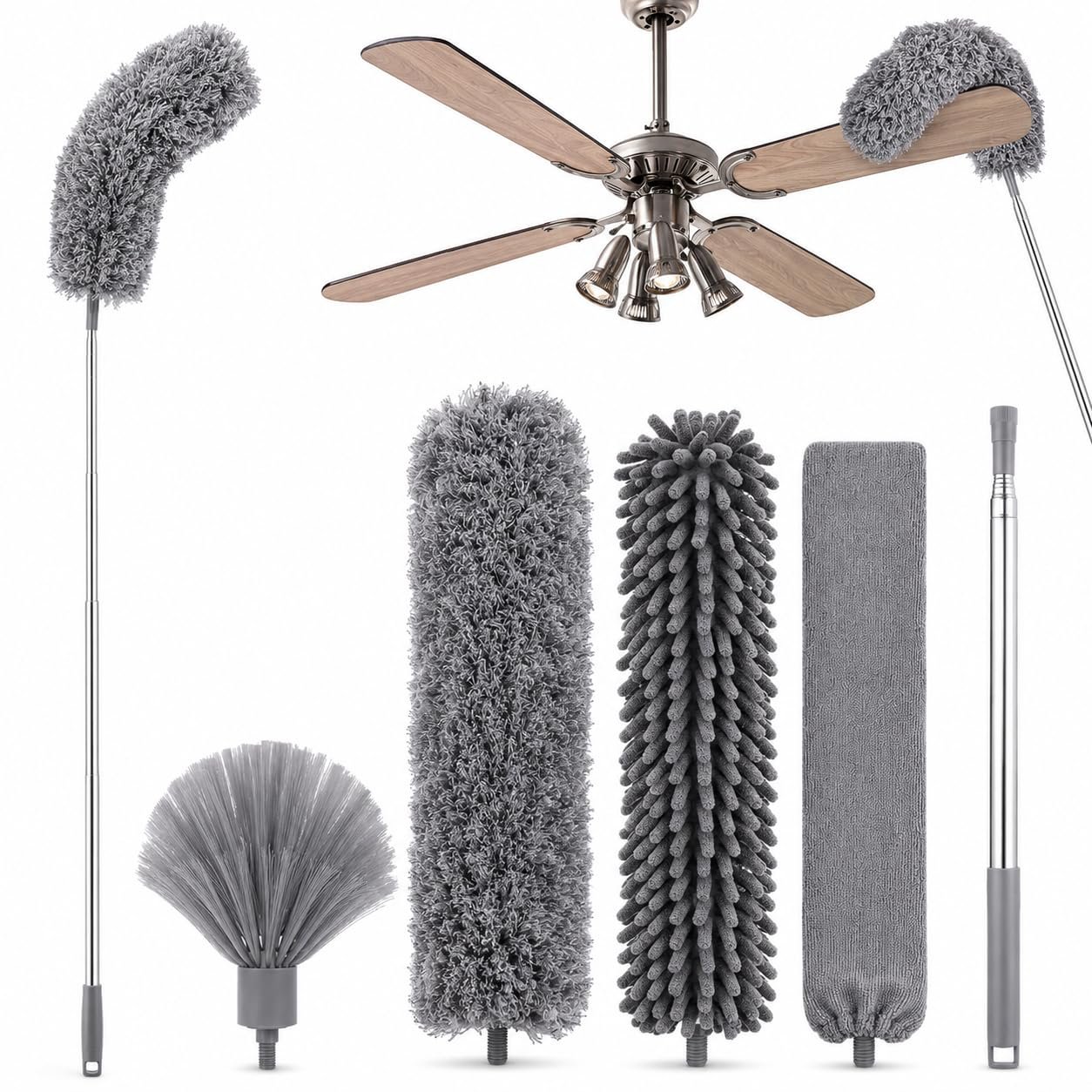 4 IN 1 Microfiber Feather Duster