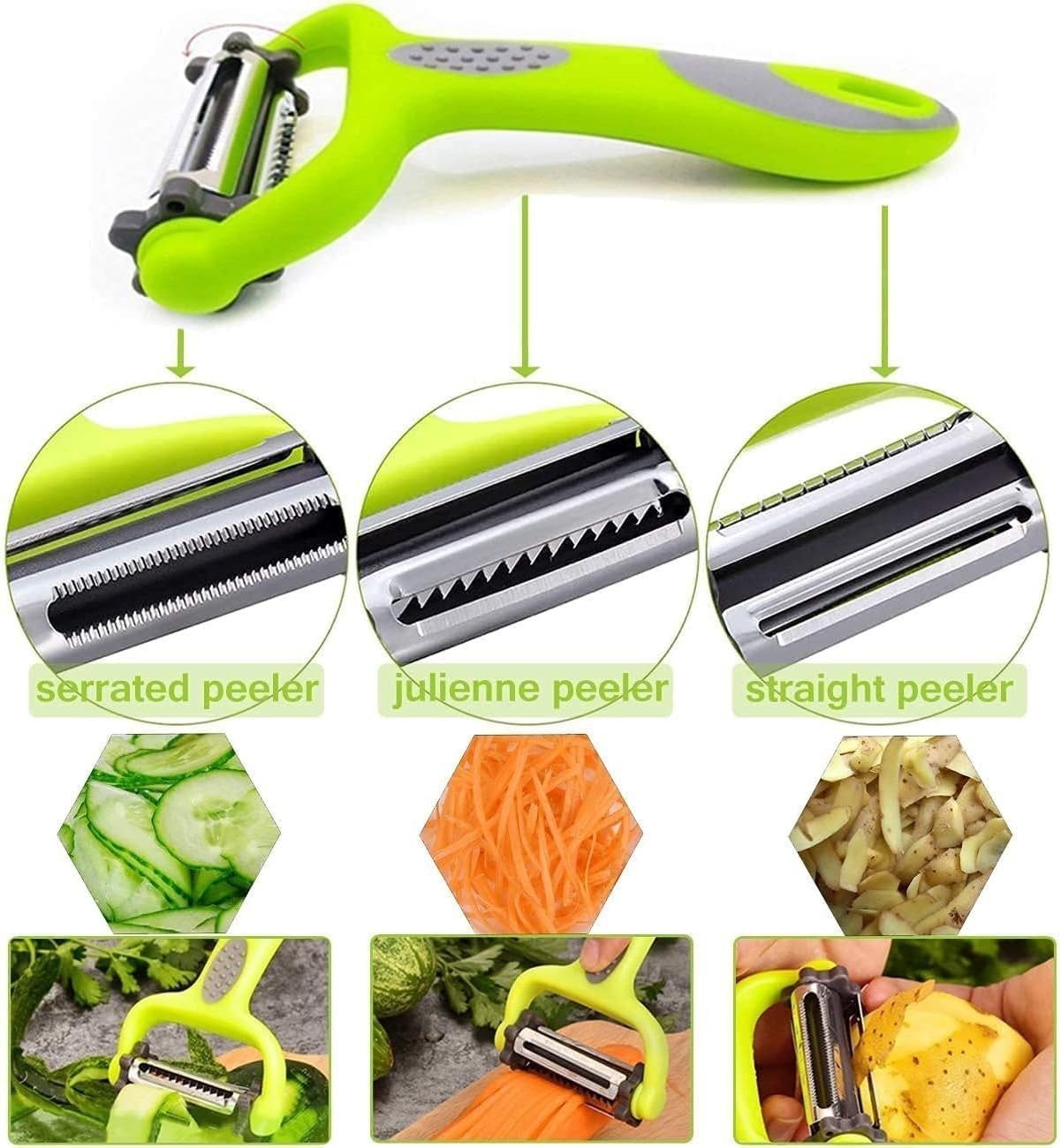 3 in 1 Vegetable Peeler