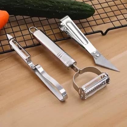 3 PCS Stainless Steel Vegetable Peeler