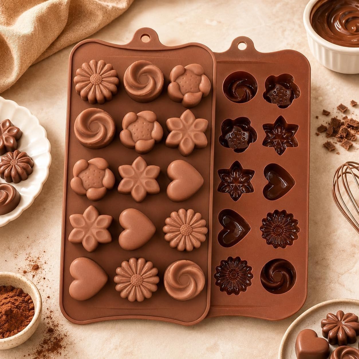 Multi Shape Chocolate Silicone Mould