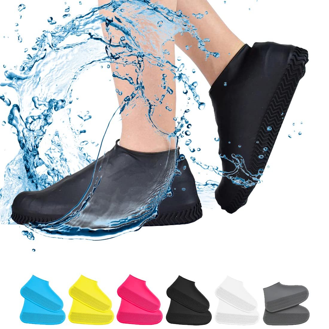 Silicone Shoes Cover L SIZE BLACK COLOUR