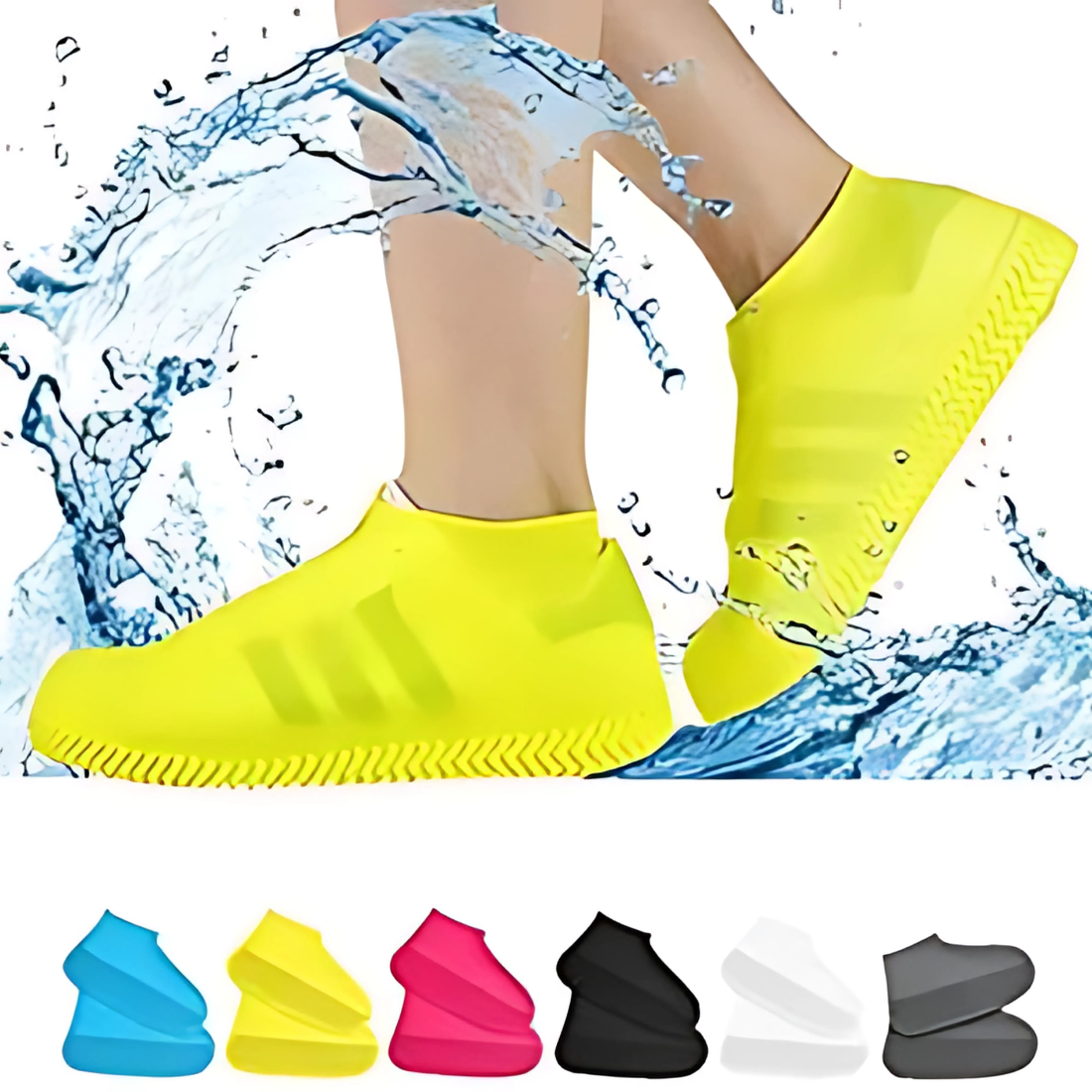 Silicone Shoes Cover L SIZE YELLOW COLOUR