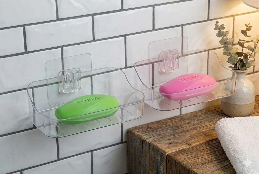 2 Pcs Bathroom Soap Holder